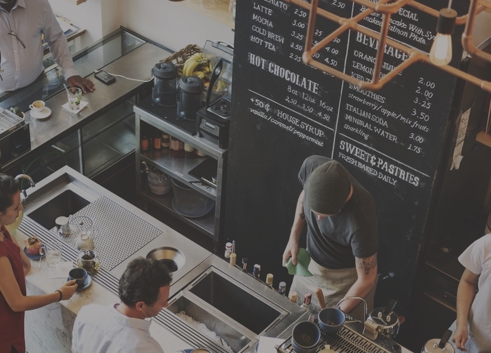 レストランの様子